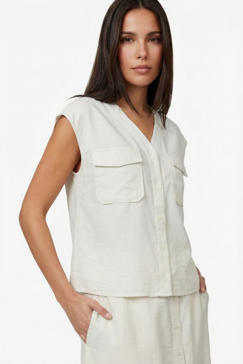 G-maxx Odessa Gilet Sand